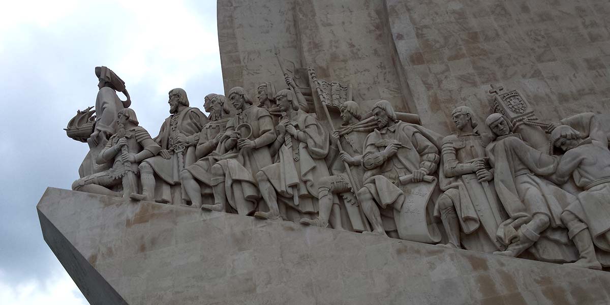 Denkmal in Lissabon, das „Padrão dos Descobrimentos“
