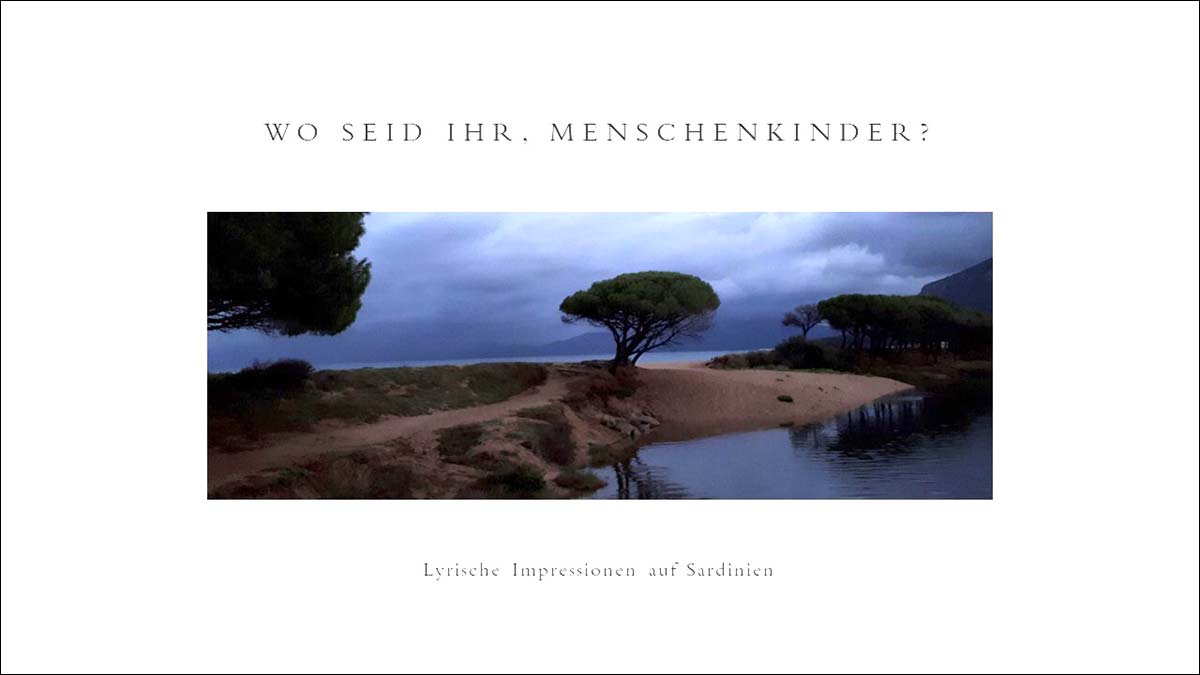 EO SEID IHR. MENSCHENKINDER?